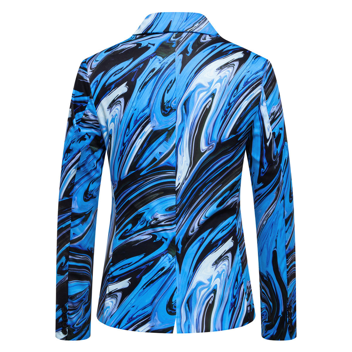 Blazer Designer pour hommes avec motif marbré saisissant Chic und Stil