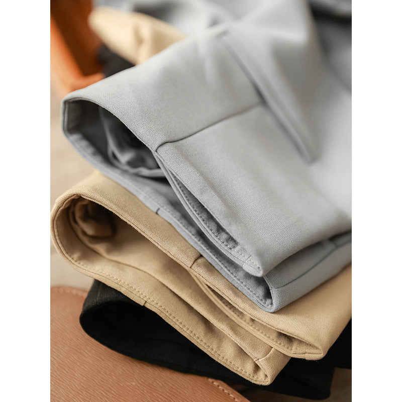 Pantalon tailleur haut à taille haute pour femmes Chic und Stil 1750846961