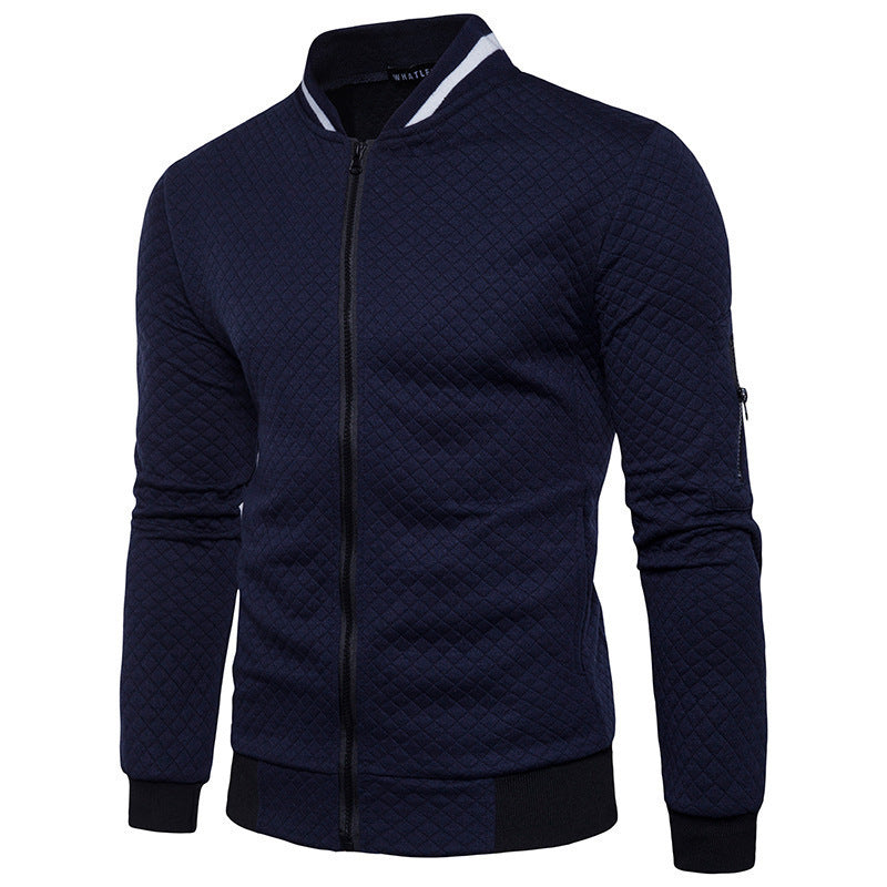 Veste matelassée élégante pour homme avec fermeture éclair intégrale et design structuré Chic und Stil