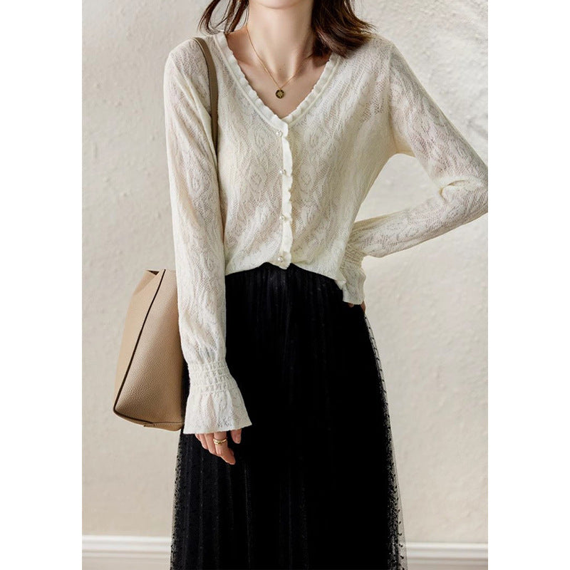 Jupe en laine A-line ajustée pour femmes Chic und Stil
