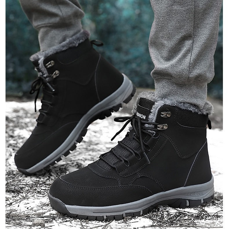 Bottes de randonnée d'hiver chaudes pour femmes avec doublure isolante et semelle antidérapante Chic und Stil