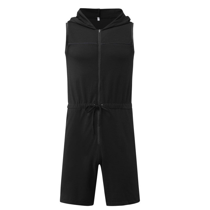 Costume sans manches pour homme avec capuche et cordon de serrage pratique Chic und Stil