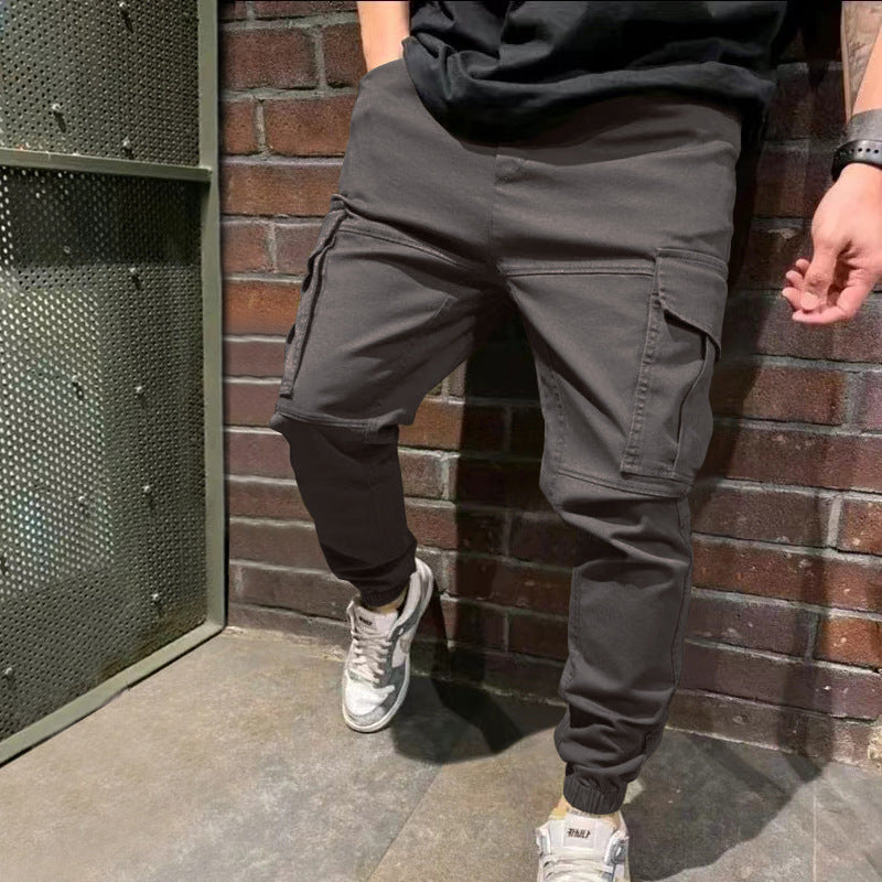 Pantalon cargo décontracté pour hommes avec poches pratiques et coupe sportive Chic und Stil