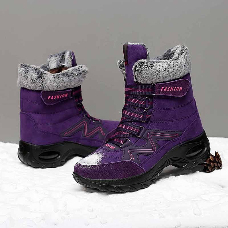 Bottes d'hiver pour femmes avec doublure douce et semelle antidérapante Chic und Stil