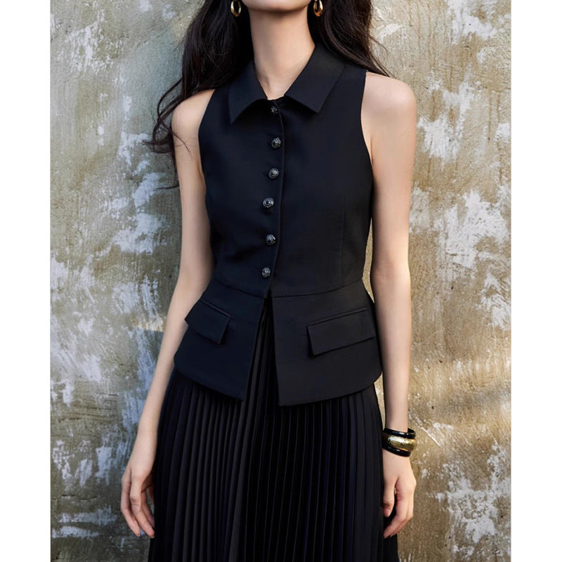 Tunique sans manches ajustée pour femmes Chic und Stil