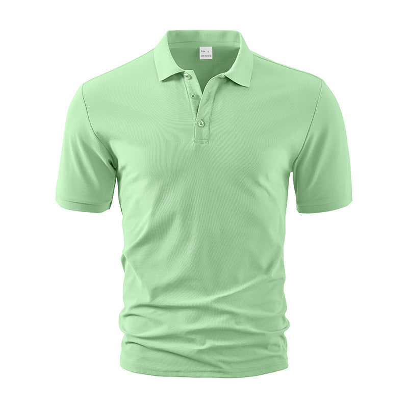 Polo pour hommes en matériau fonctionnel respirant avec une coupe moderne Chic und Stil