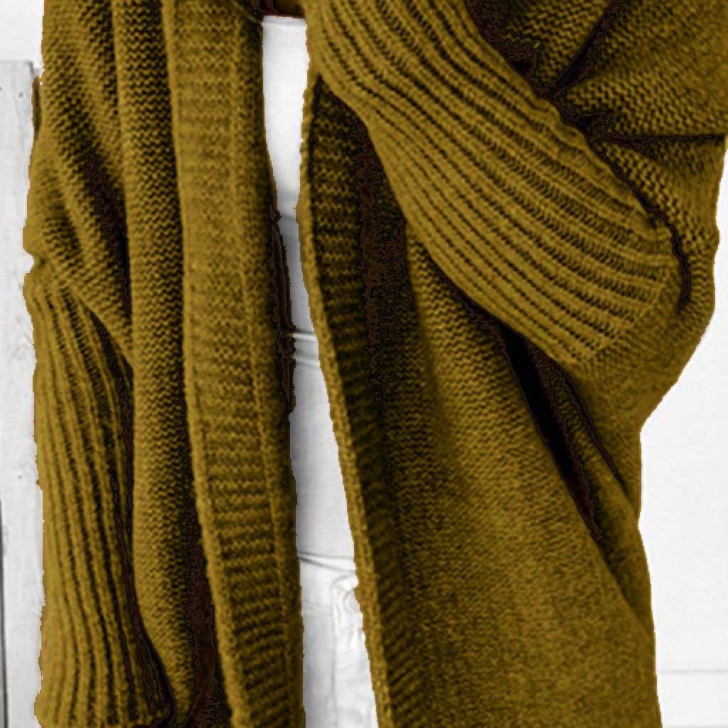 Dames Pull en tricot décontracté avec devant ouvert et fine texture Chic und Stil