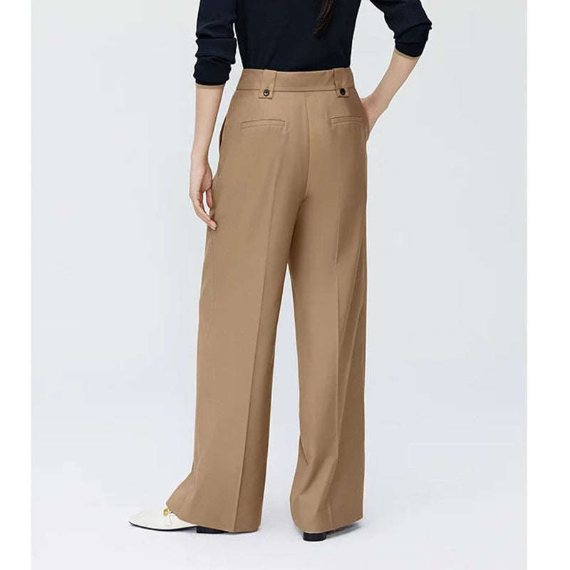 Pantalons larges taille haute pour femmes Chic und Stil
