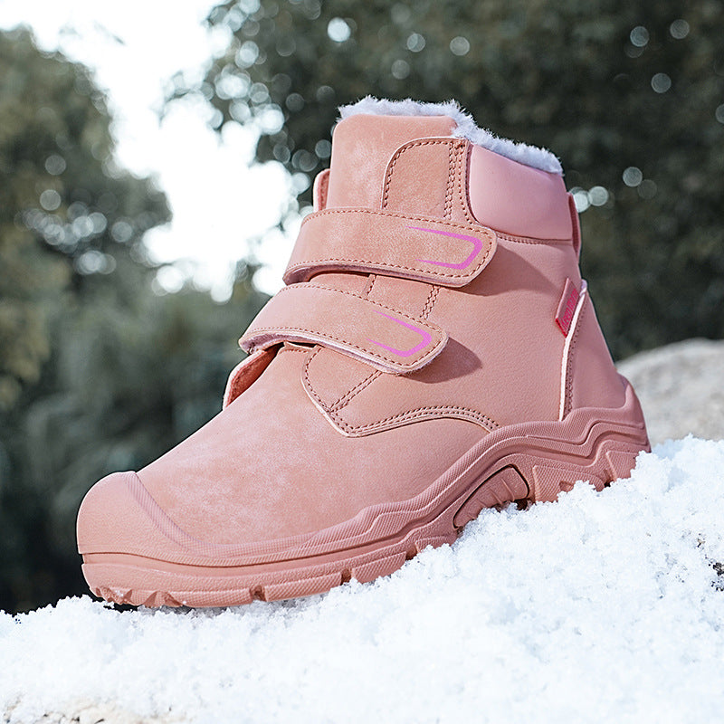 Bottes d'hiver isolées pour femmes avec fermeture Velcro pratique Chic und Stil