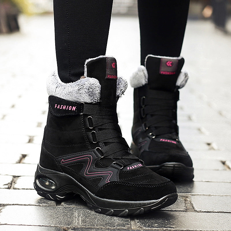 Bottes d'hiver pour femmes avec doublure douce et semelle antidérapante Chic und Stil