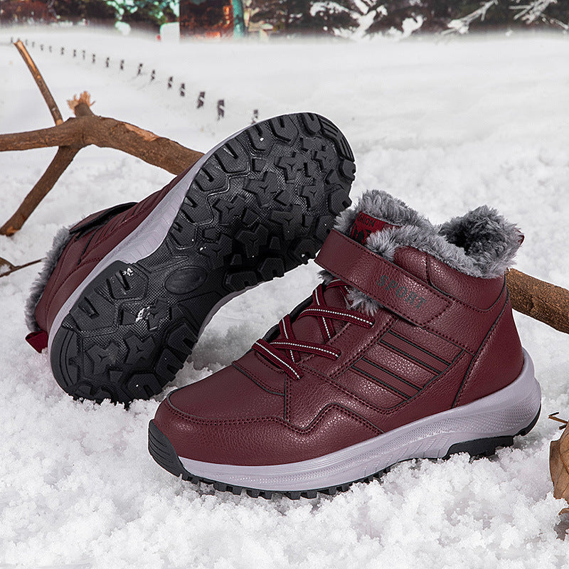 Bottes de randonnée d'hiver pour femmes avec semelle antidérapante et doublure isolante Chic und Stil