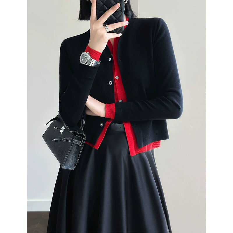 Cardigan Classique à Boutons pour Femmes Chic und Stil