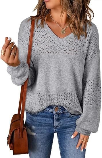 Pull en tricot aérien pour femmes Chic und Stil