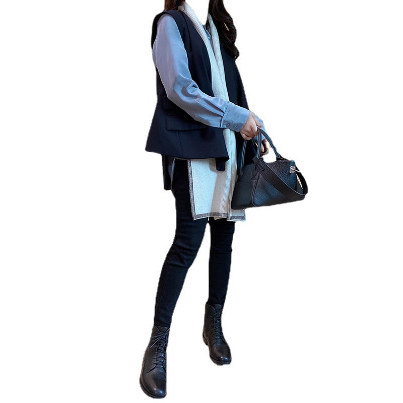 Gilet utilitaire empilé élégant pour femmes Chic und Stil