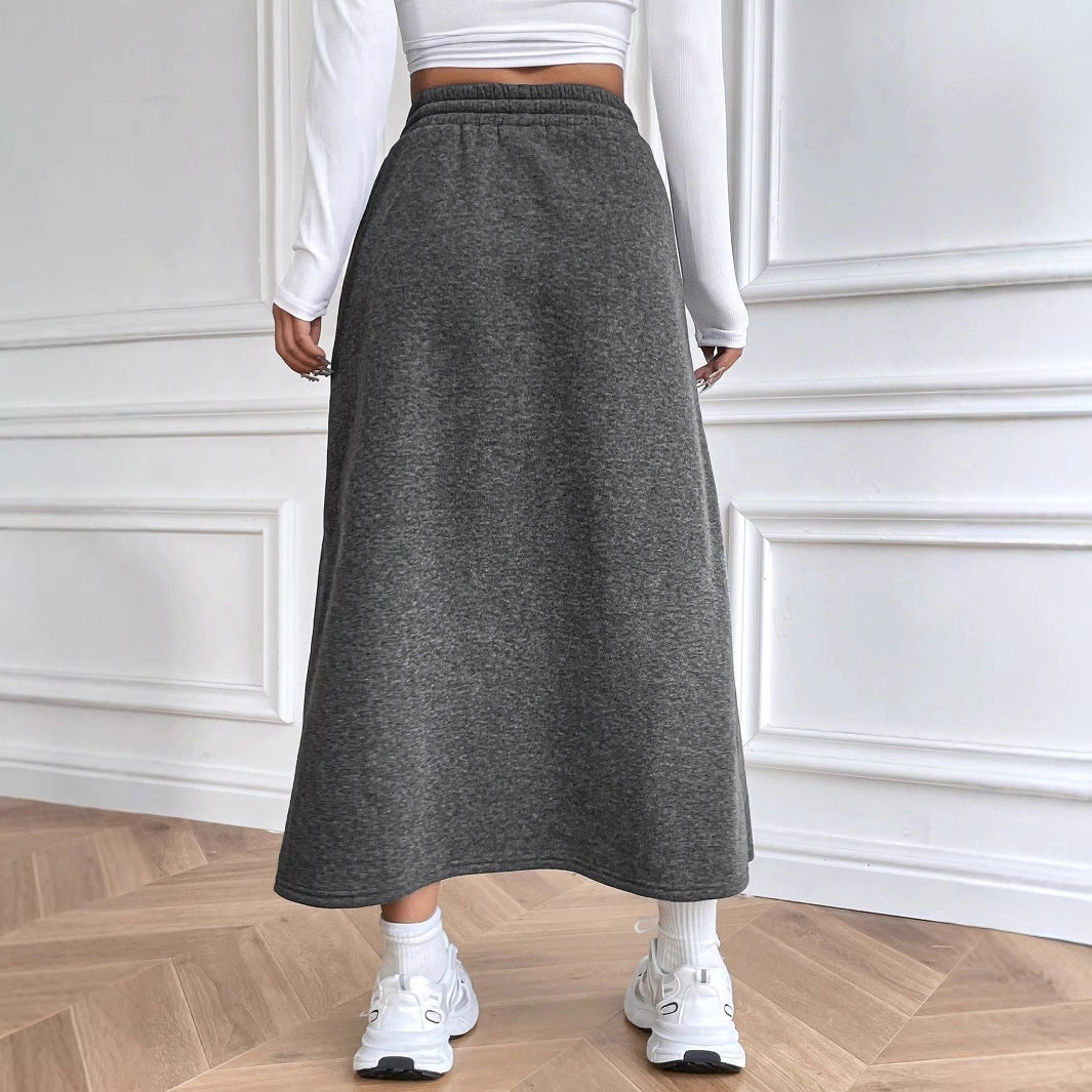 Jupe maxi sportive pour femmes avec poches pratiques et taille élastique Chic und Stil