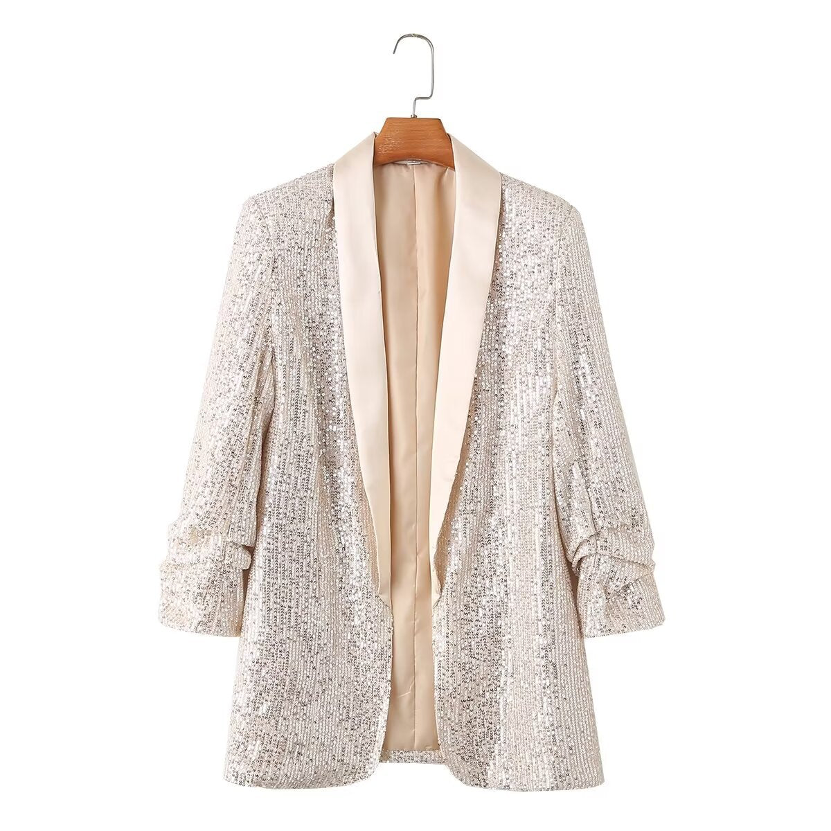 Dames Blazer scintillant Chic und Stil