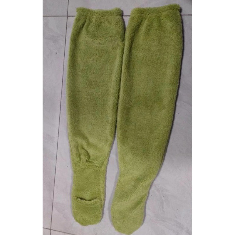 Chaussettes Overknee douces en polaire pour femmes Chic und Stil