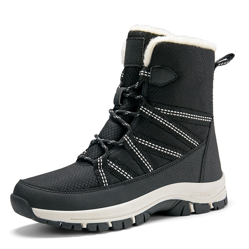 Bottes d'hiver isolées pour femmes avec semelle antidérapante et matériau supérieur respirant Chic und Stil