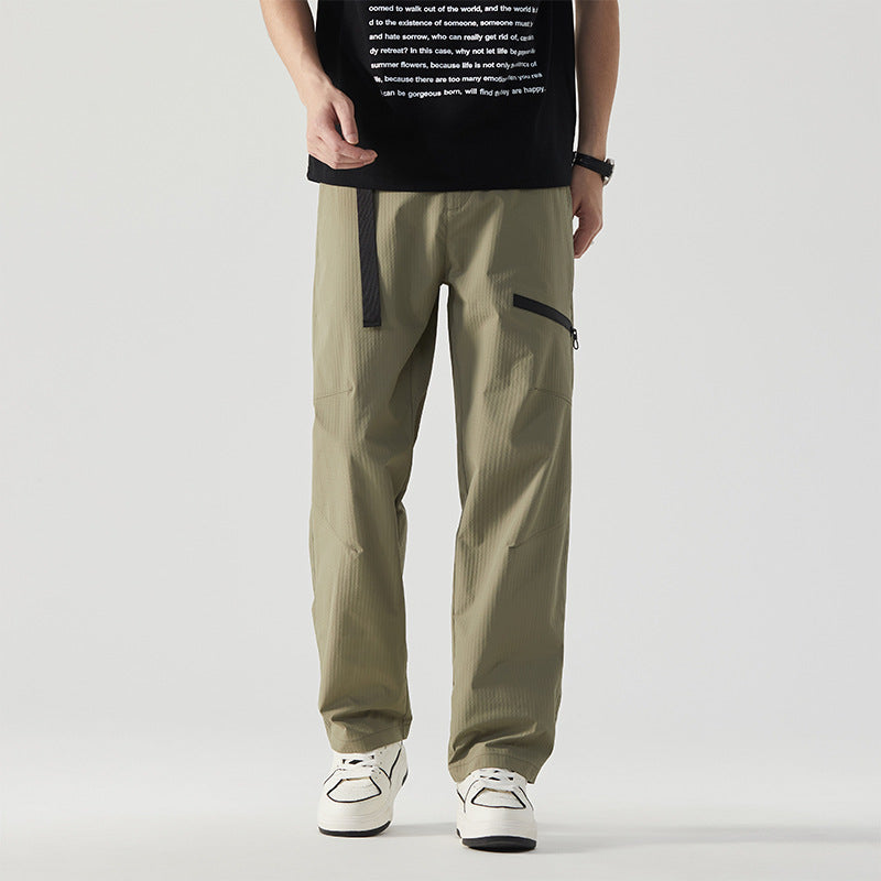 Functional Outdoor Pants for Men with Chic and Stylish Breathable Inserts