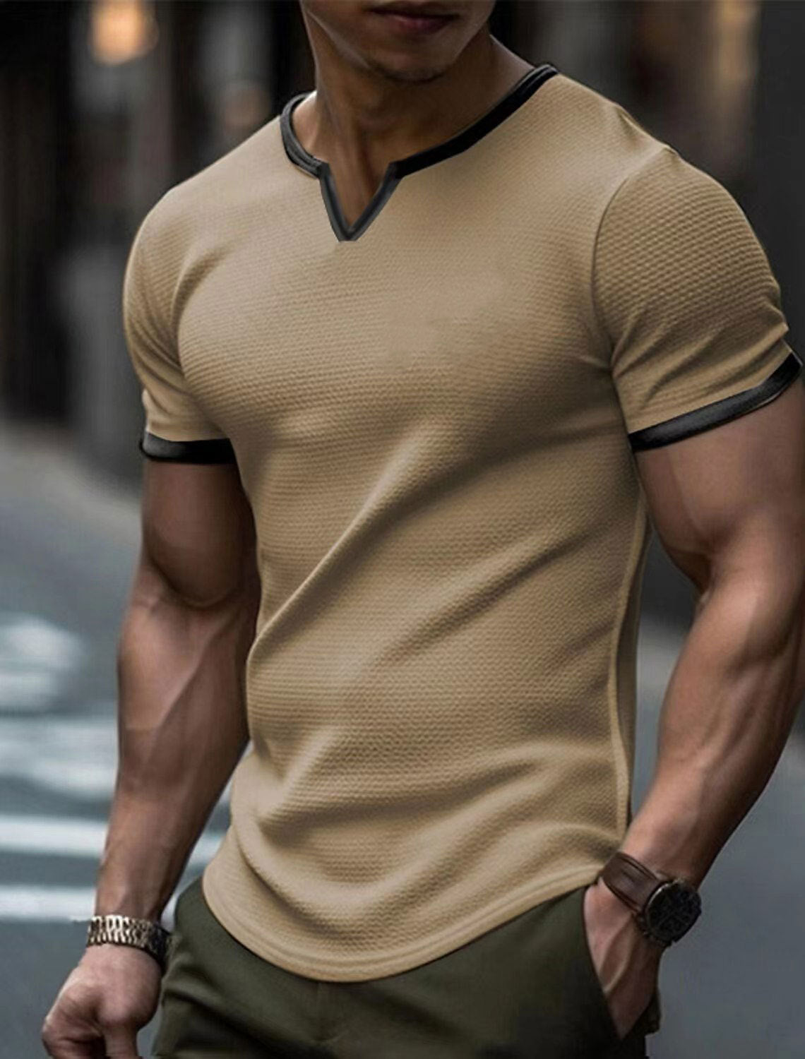 T-shirt de sport pour hommes Chic und Stil