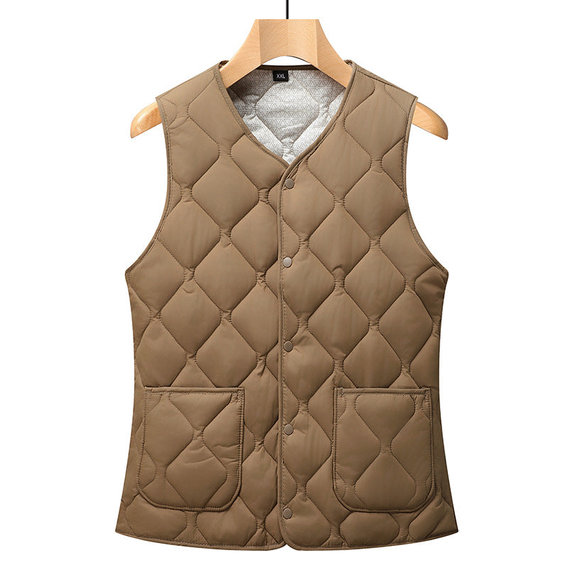 Dames gilet matelassé avec grandes poches et coupe tendance Chic und Stil