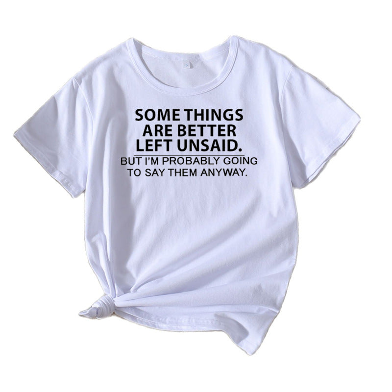 T-shirt graphique amusant pour femmes Chic und Stil
