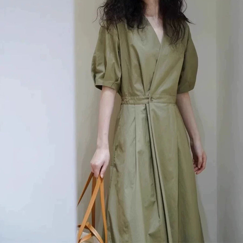Robe portefeuille décontractée pour femme Chic und Stil