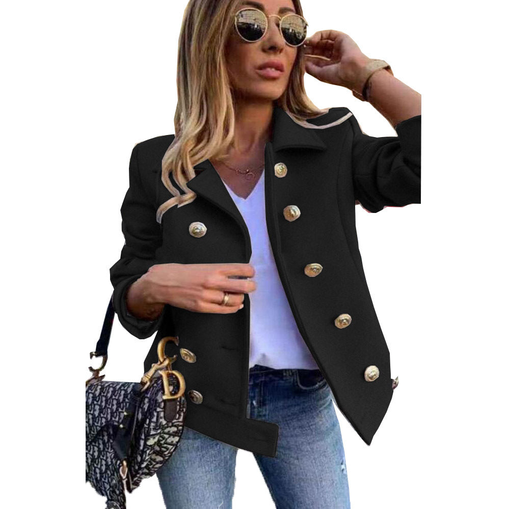 Vêtements pour femmes JACKKE avec des boutons dorés et une coupe décontractée Chic und Stil