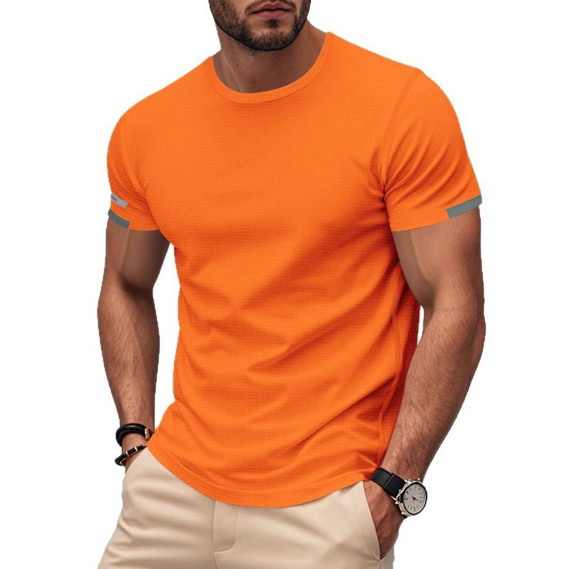 T-shirt fonctionnel sportif pour hommes en matériau mesh respirant Chic und Stil