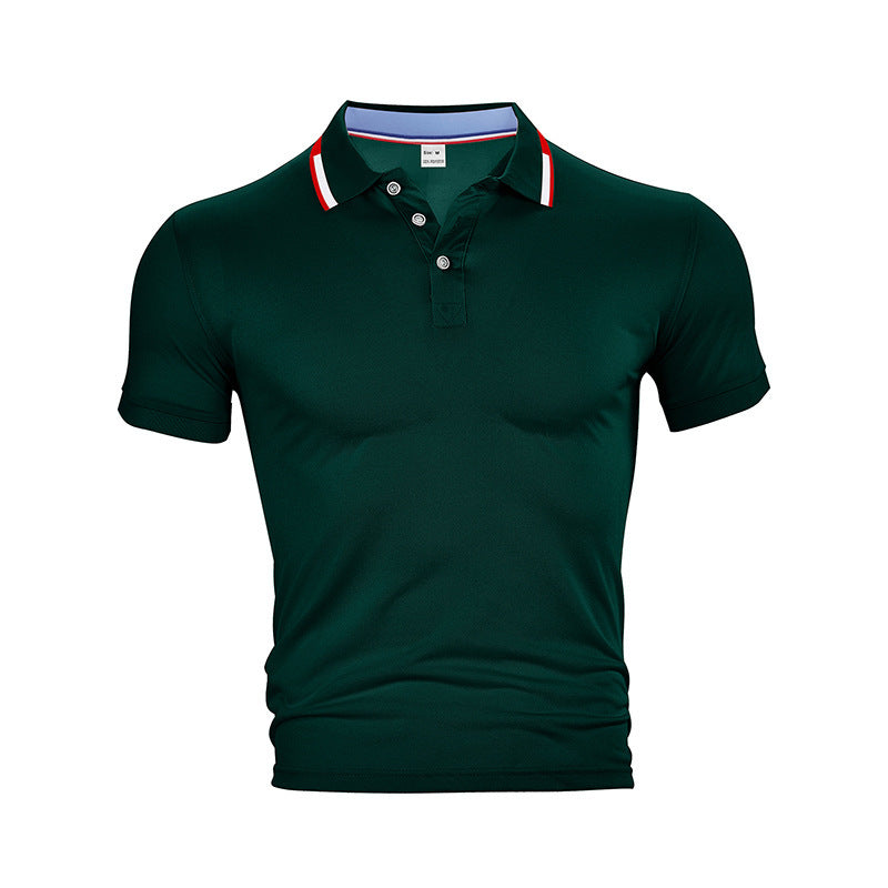 Polo shirt pour hommes avec col structuré et technologie respirante Chic und Stil