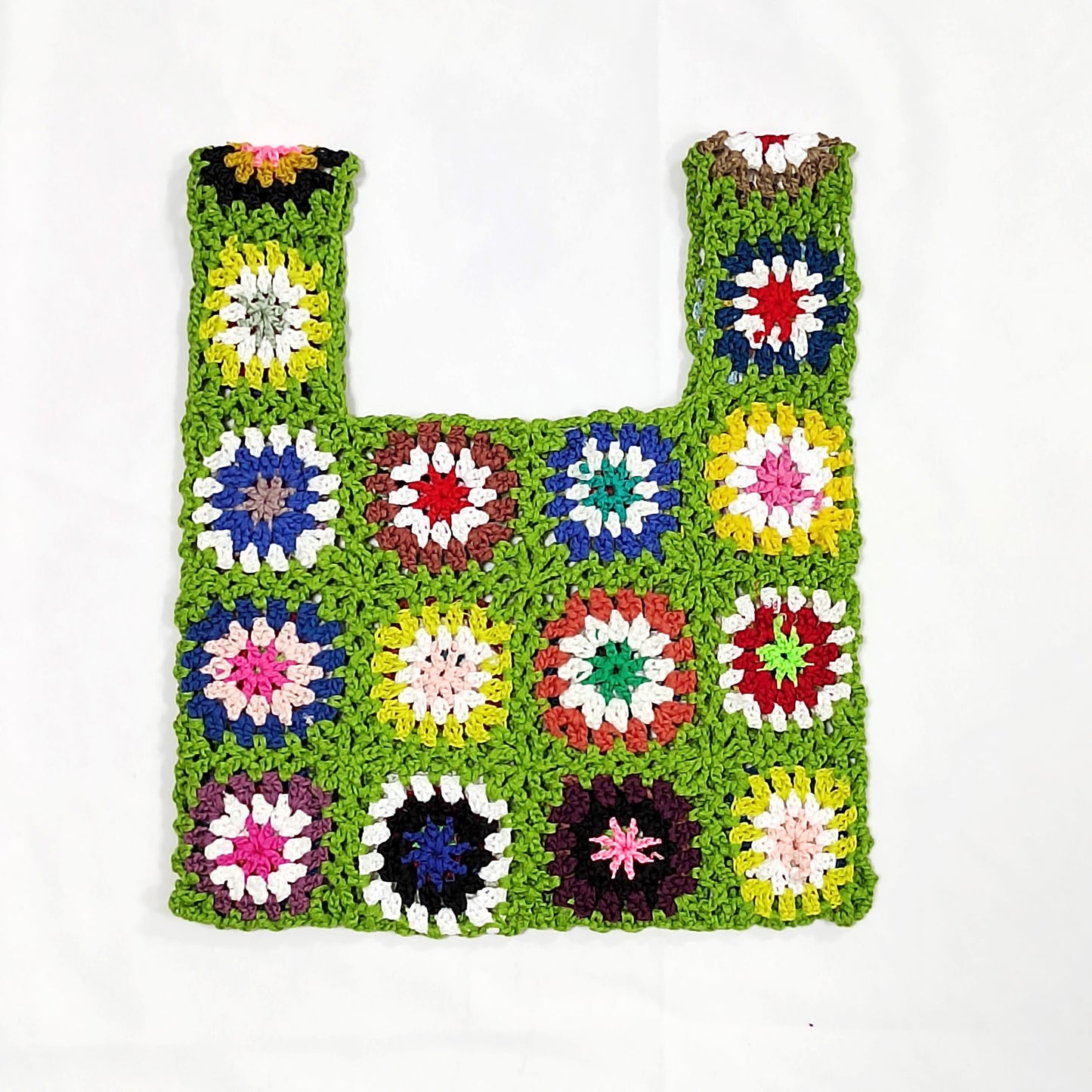 Sac à main en patchwork au crochet pour femmes Chic und Stil