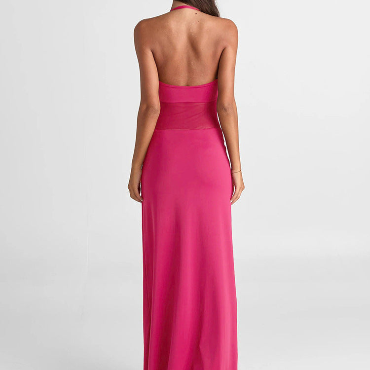Robe maxi femme avec découpe raffinée et design cintré Chic und Stil