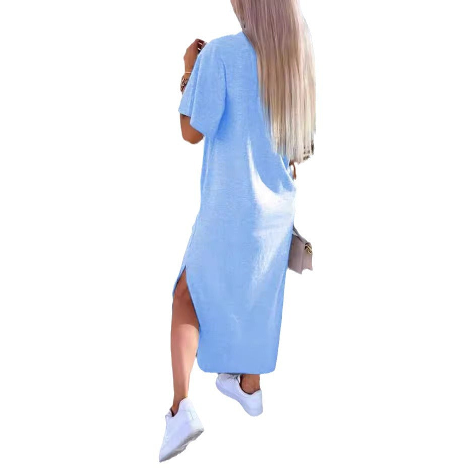 Robe maxi décontractée grande taille Chic und Stil pour femmes