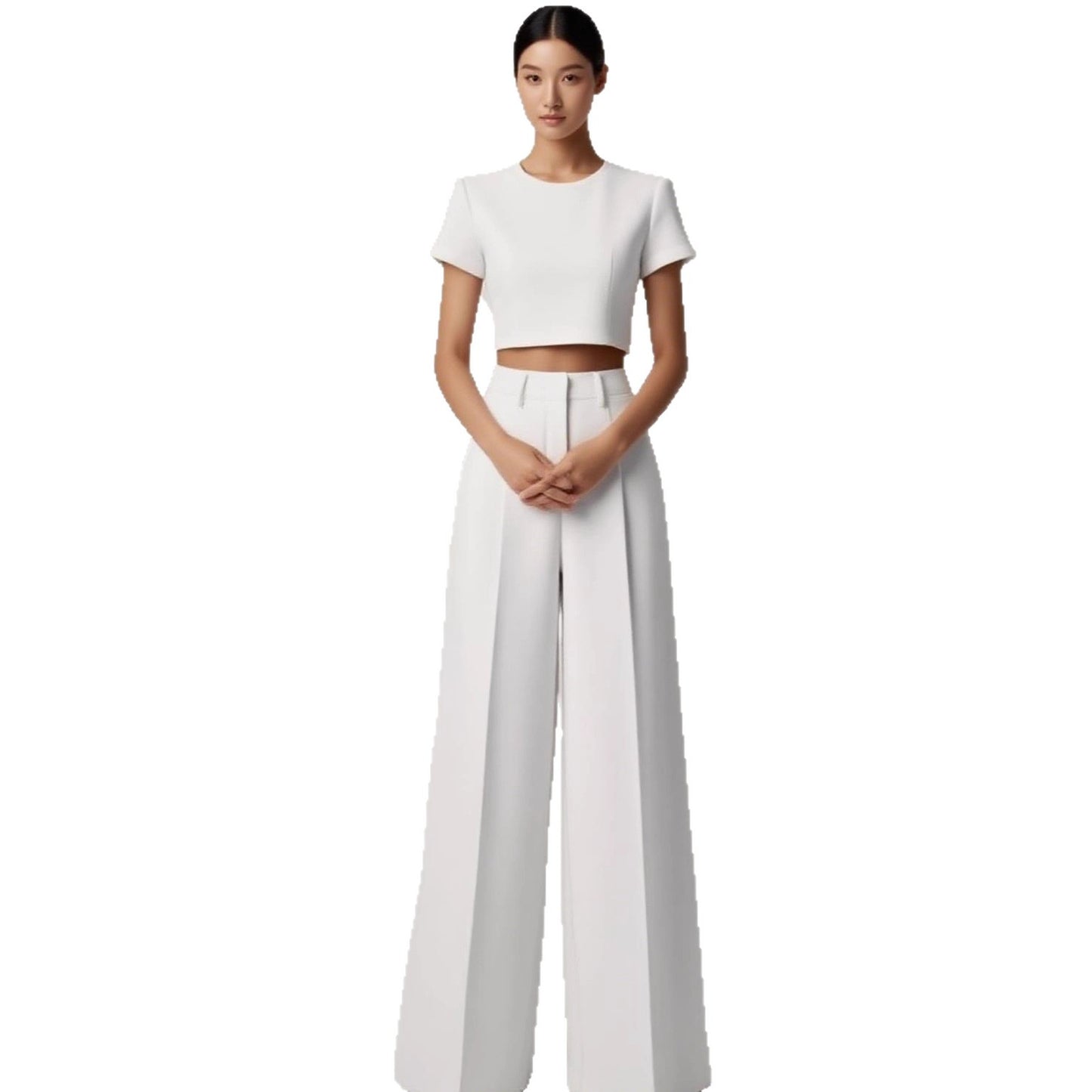 Culottes larges pour femmes avec un détail de nœud frappant Chic und Stil