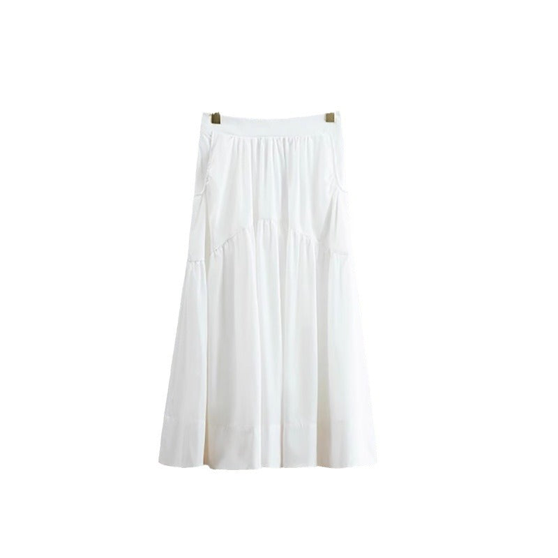 Jupe maxi fluide pour femmes avec poches Chic und Stil