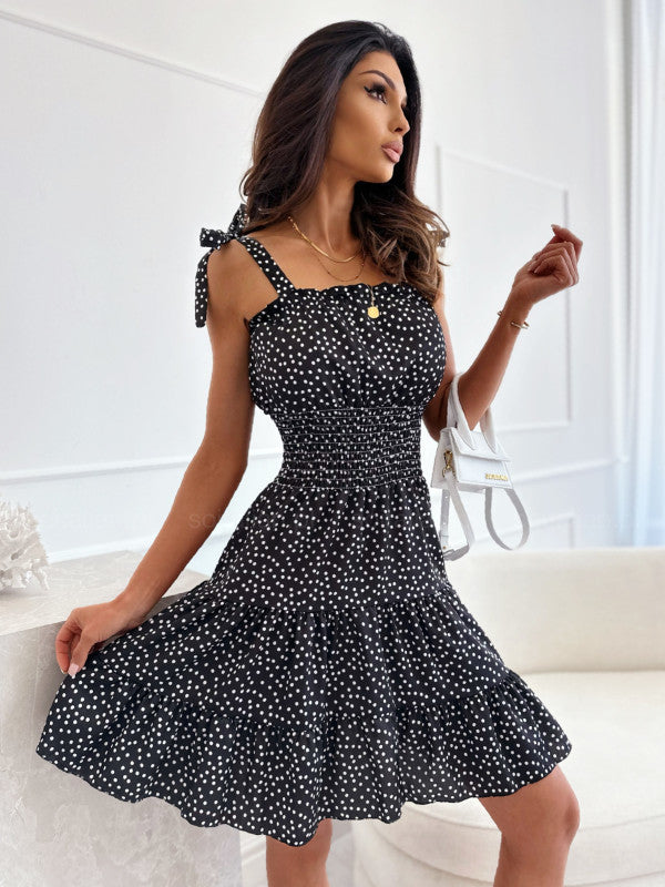 Robe mini à volants pour femmes Chic und Stil