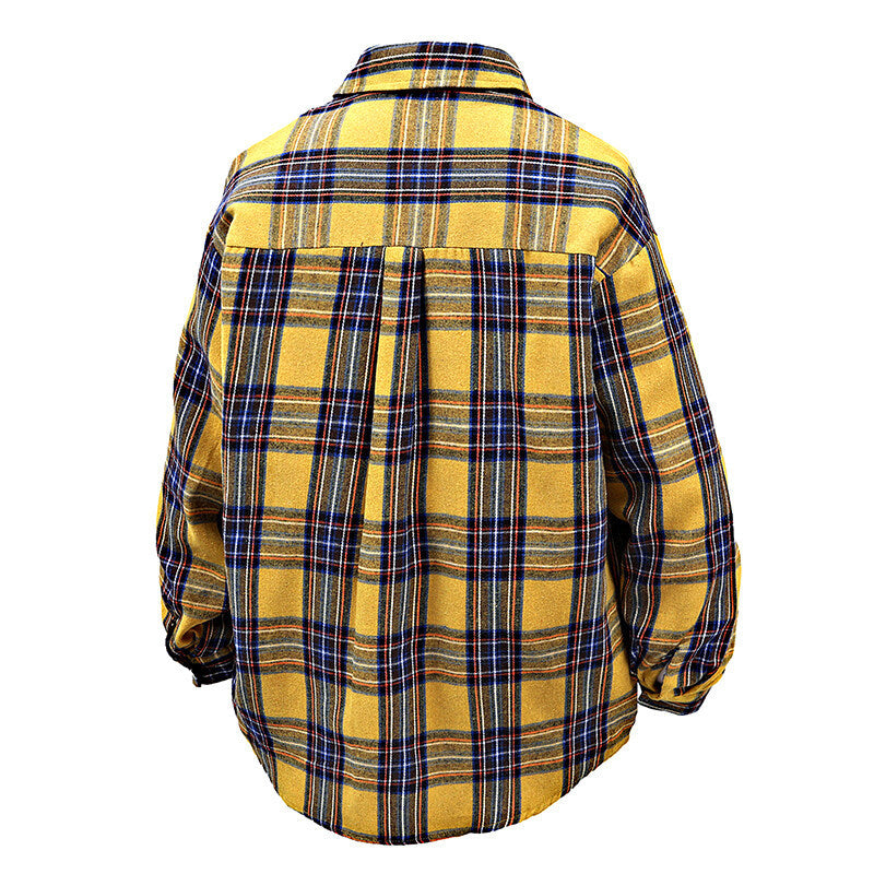 Chemise en flanelle pour hommes avec design à carreaux et poche poitrine appliquée Chic und Stil