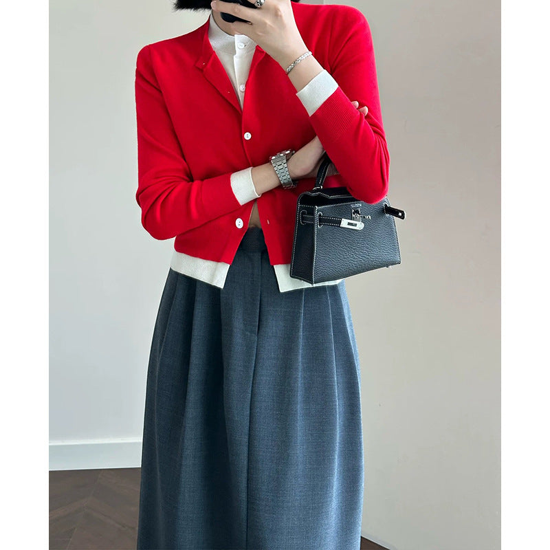 Cardigan Classique à Boutons pour Femmes Chic und Stil