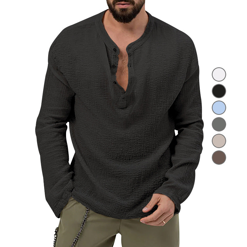 Chemise à manches longues pour hommes avec boutonnière Chic und Stil