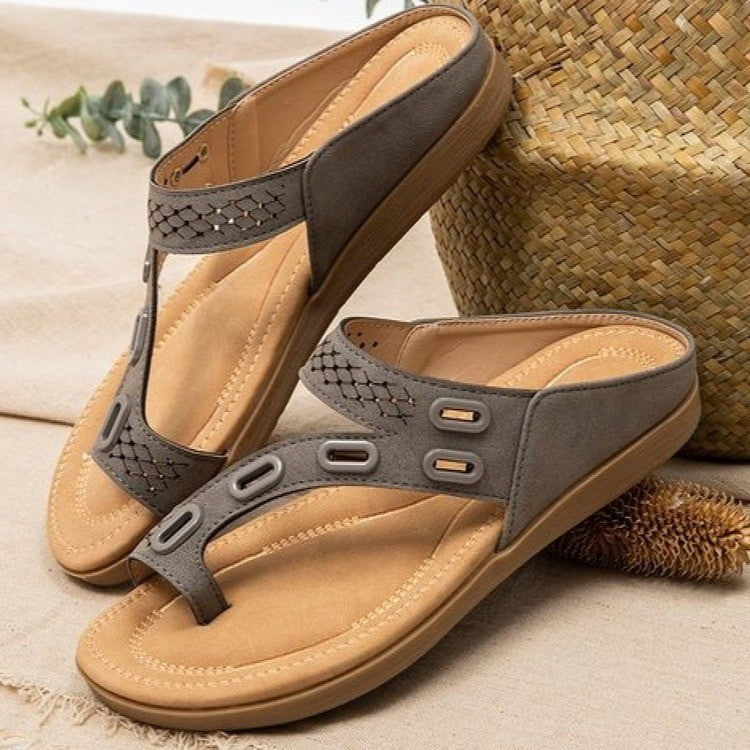 Sandales dames à lanières confortables avec des sangles spéciales et une semelle intérieure confortable Chic und Stil
