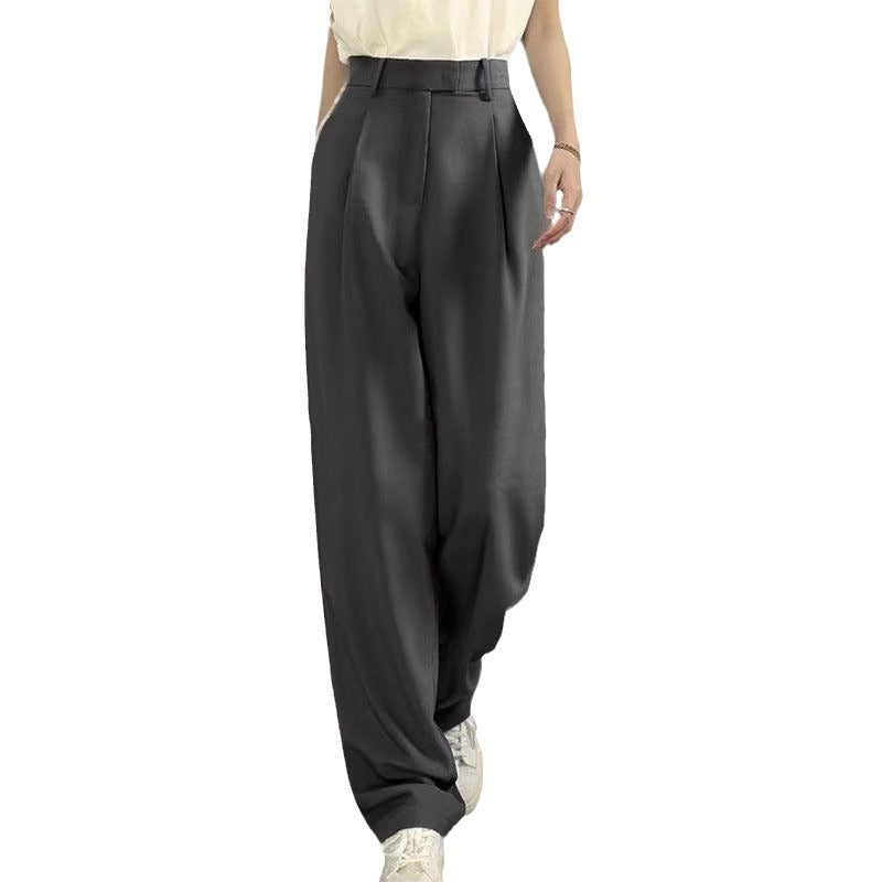 Pantalons plissés taille haute pour femmes Chic und Stil 1750847341