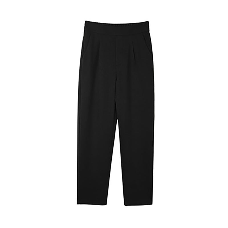 Pantalons taille haute plissés pour femmes Chic und Stil