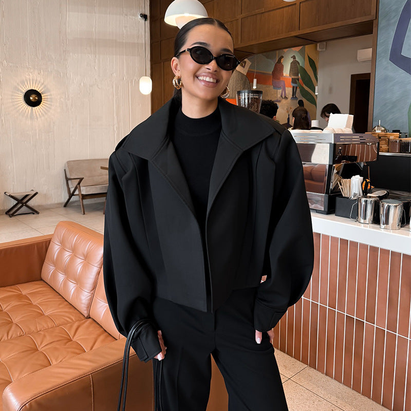 Blazer oversize à la mode pour femmes Chic und Stil