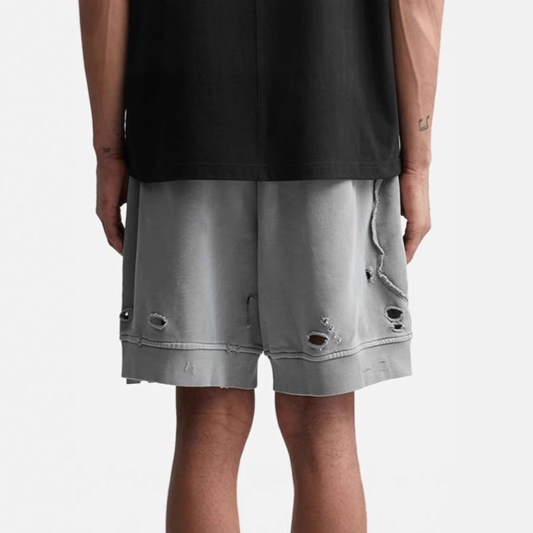 Shorts D détruits à la mode pour femmes Chic und Stil