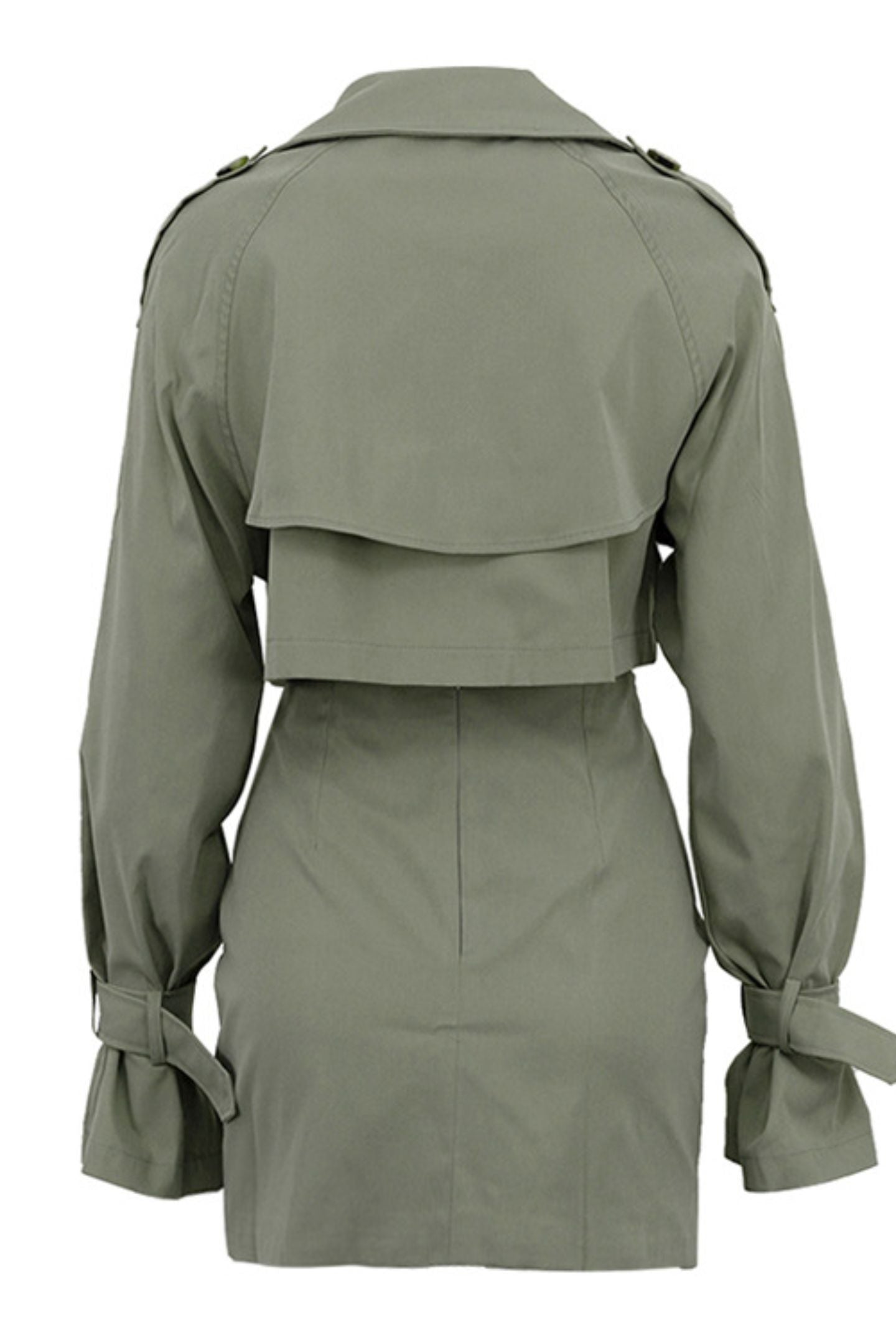 Chic und Stil | Button Detail Cropped Jacket & Mini Skirt Set