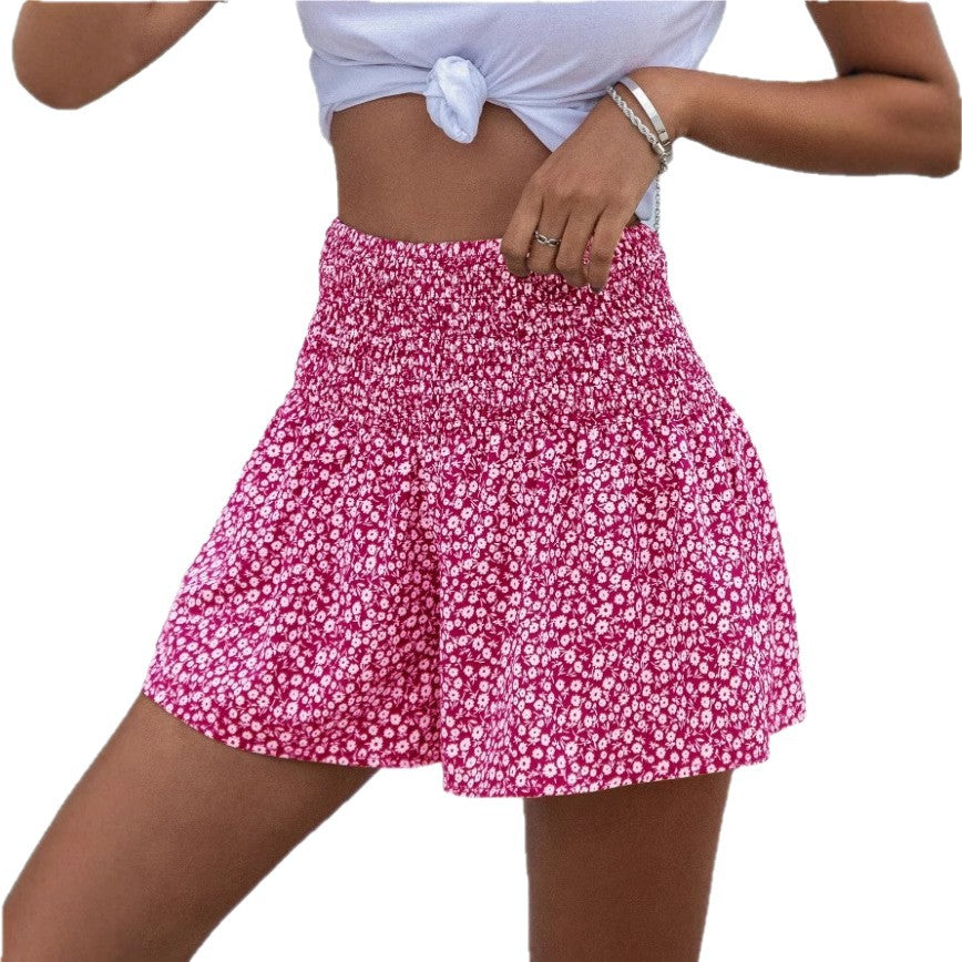 Jupon mini à fleurs pour femmes Chic und Stil