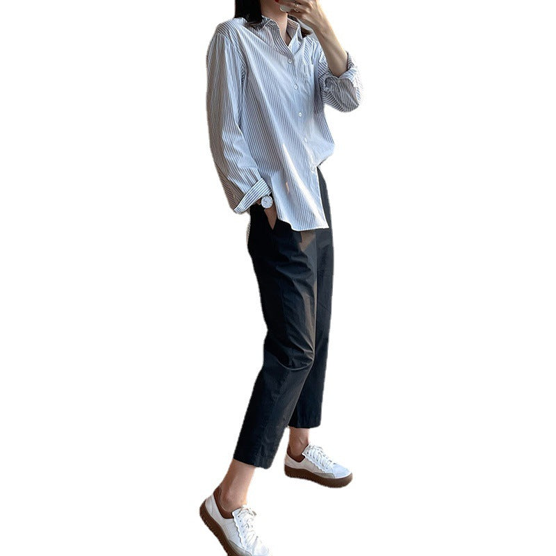 Pantalons taille haute décontractés pour femmes Chic und Stil