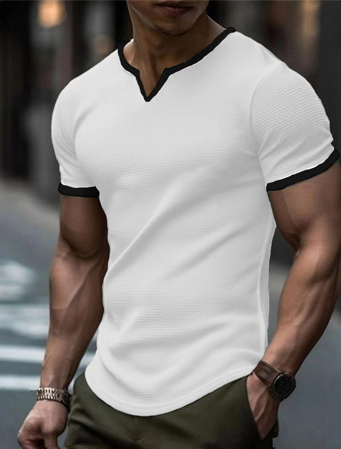 T-shirt de sport pour hommes Chic und Stil