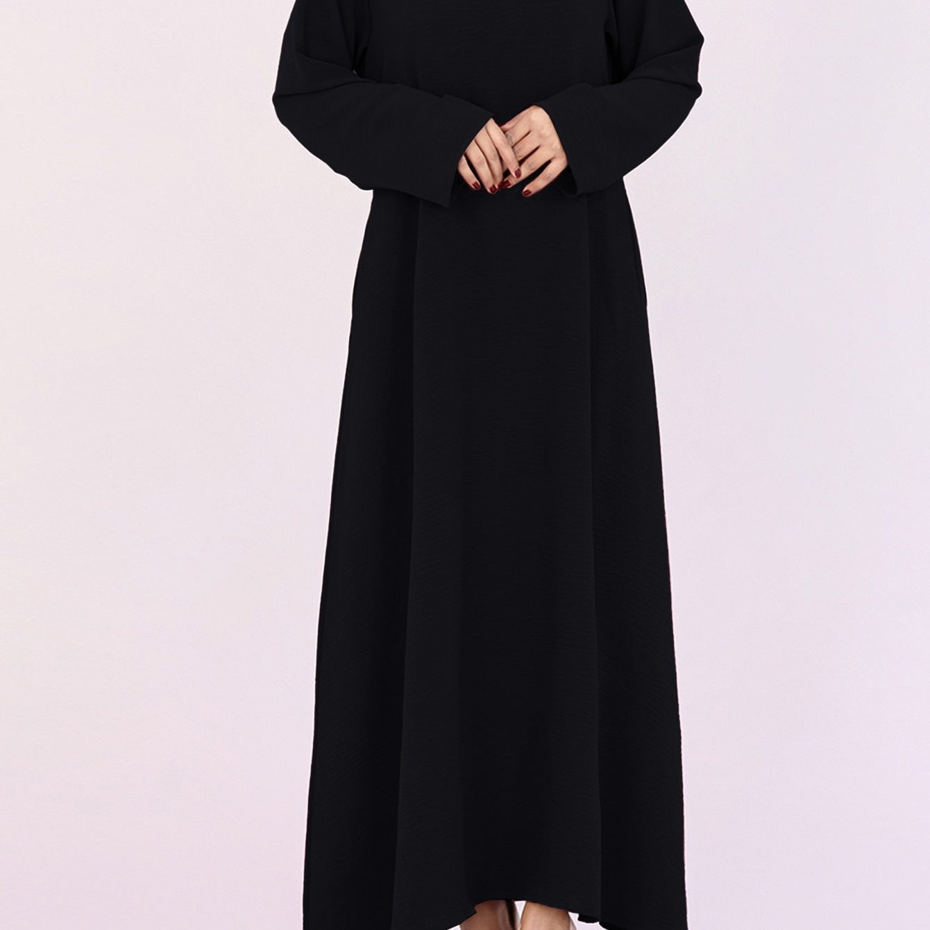 Robe maxi femme avec coupe élégante et jeu large Chic und Stil