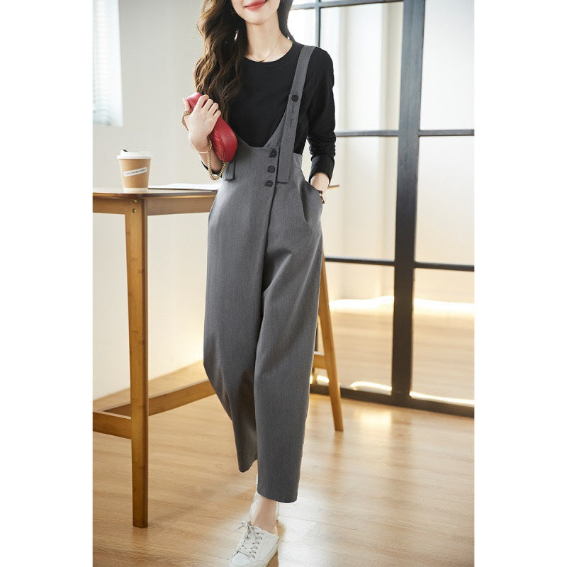 Salopette chic à boutons pour femmes Chic und Stil